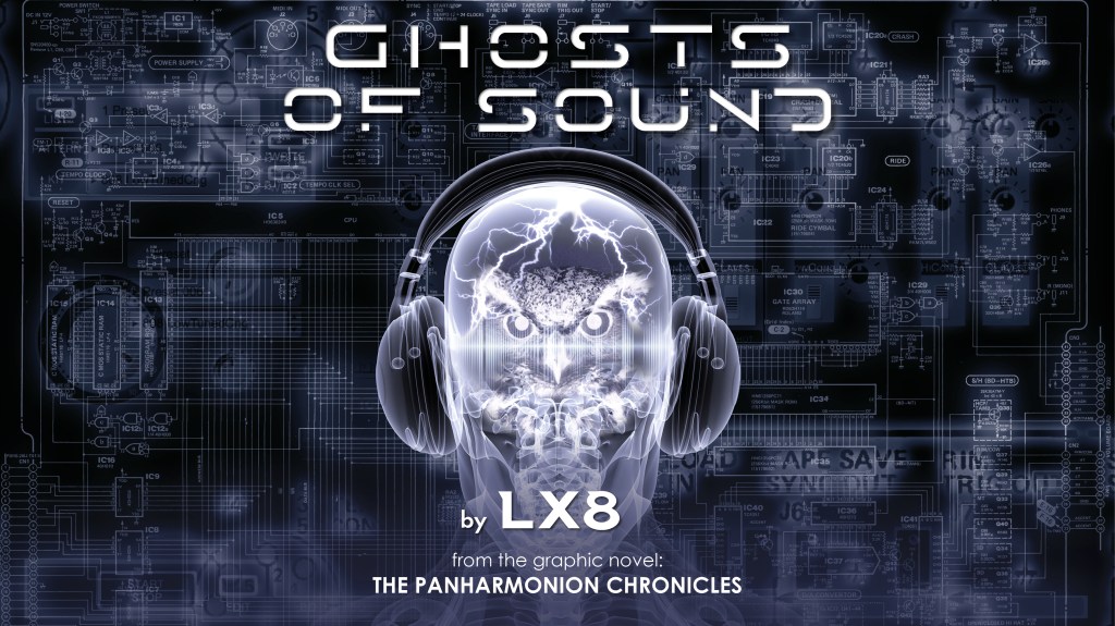 illustration by Henry Chebaane for his graphic novel The Panharmonion Chronicles - Ghosts of Sound 